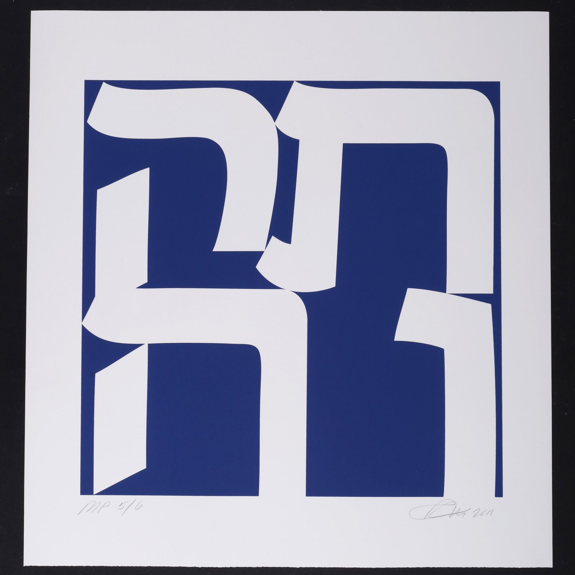 Artwork by Robert Indiana, TIKVA, Made of Screenprint