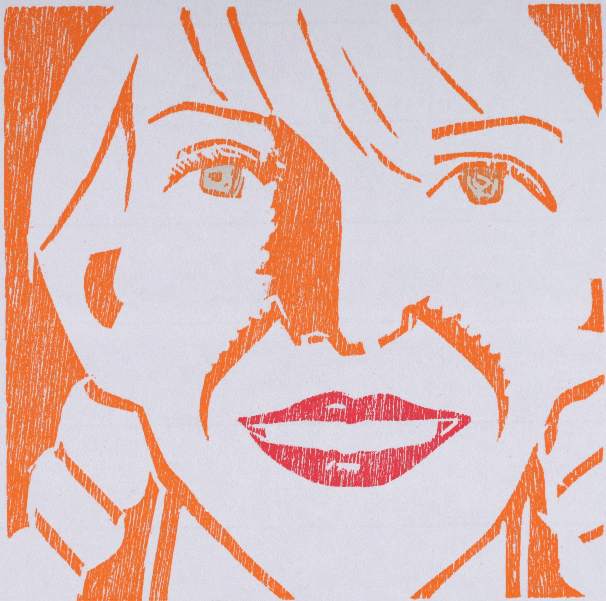 Artwork by Alex Katz, JESSICA, Made of Woodcut