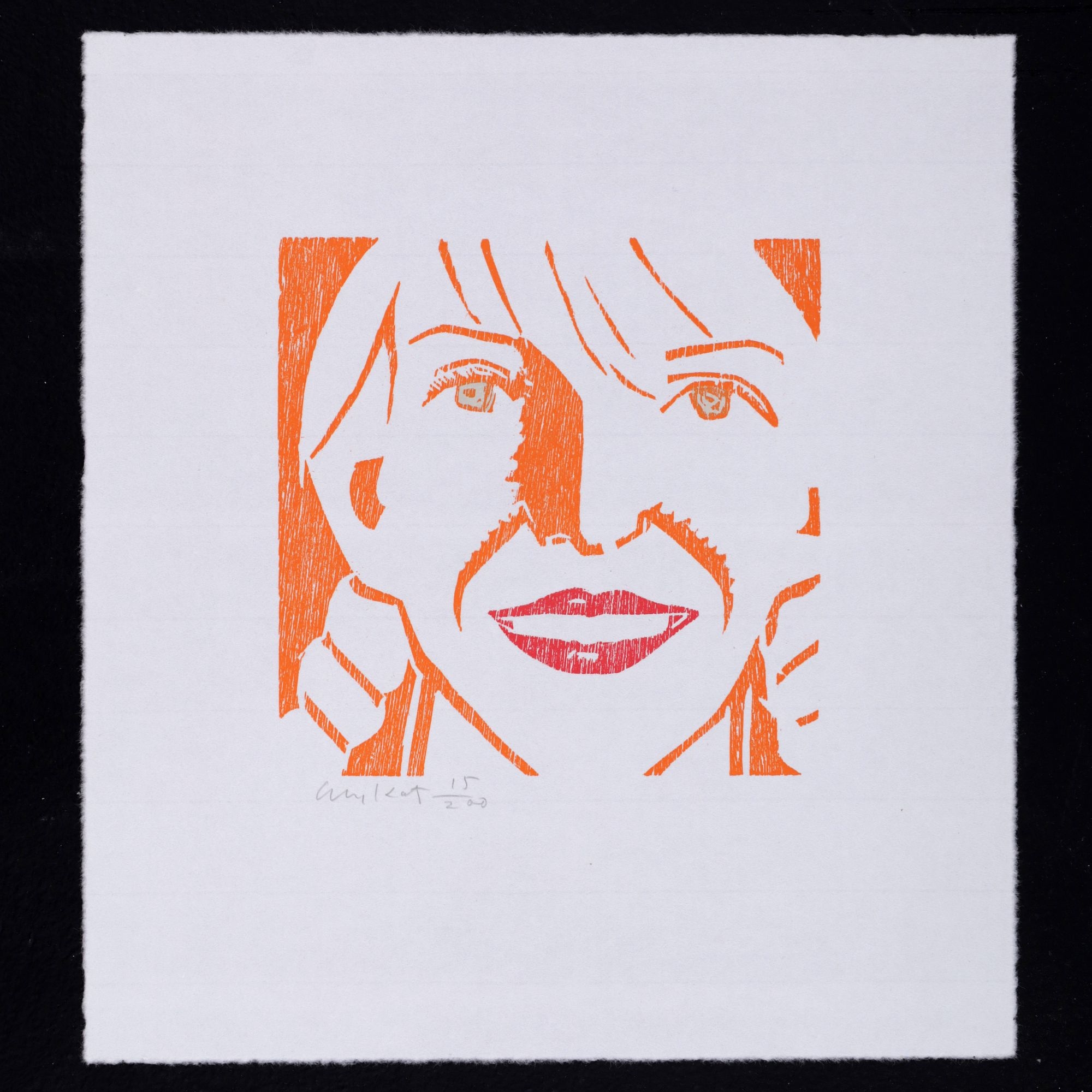Artwork by Alex Katz, JESSICA, Made of Woodcut