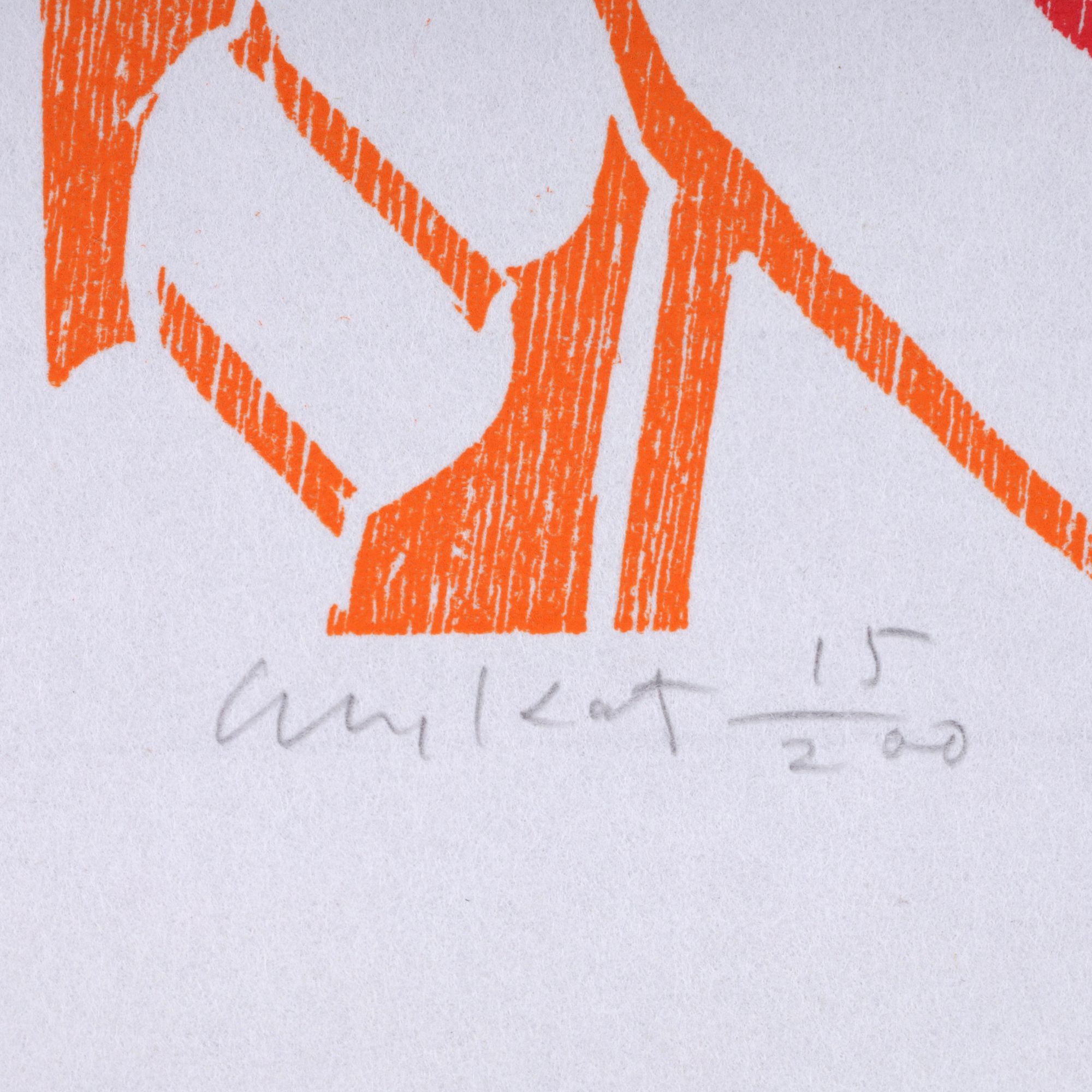 Artwork by Alex Katz, JESSICA, Made of Woodcut