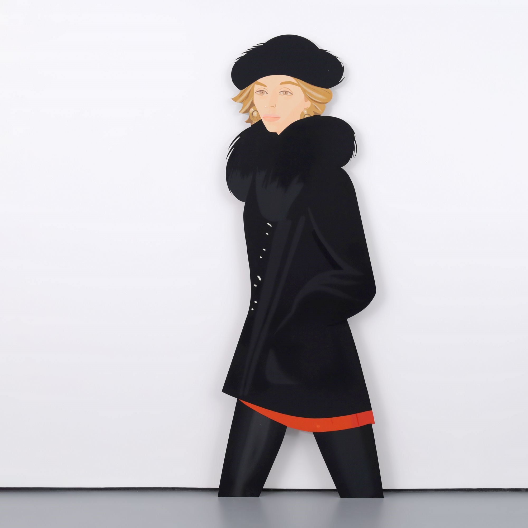 Artwork by Alex Katz, ANNE, Made of Color Screenprint On Laser-Cut Aluminum