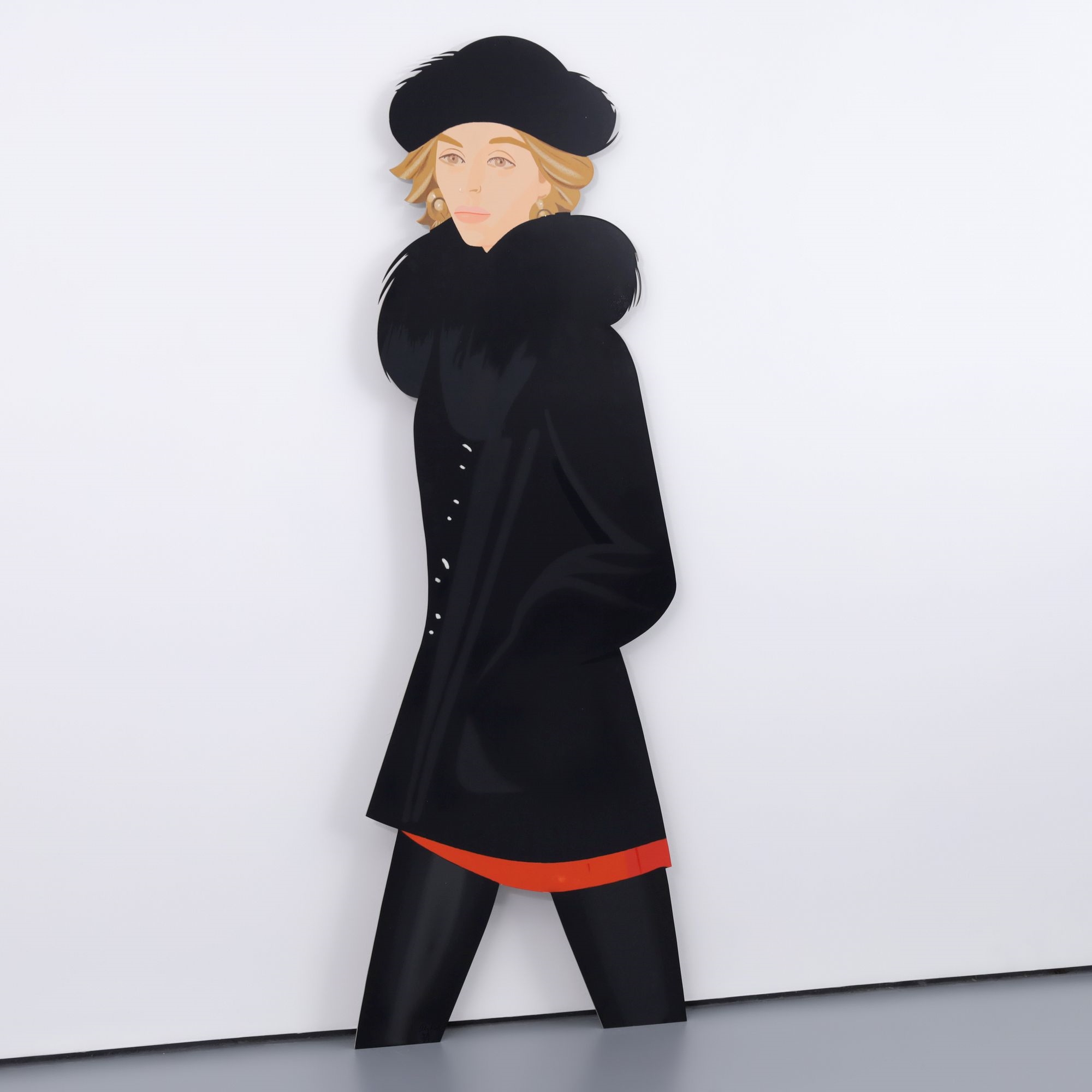 Artwork by Alex Katz, ANNE, Made of Color Screenprint On Laser-Cut Aluminum