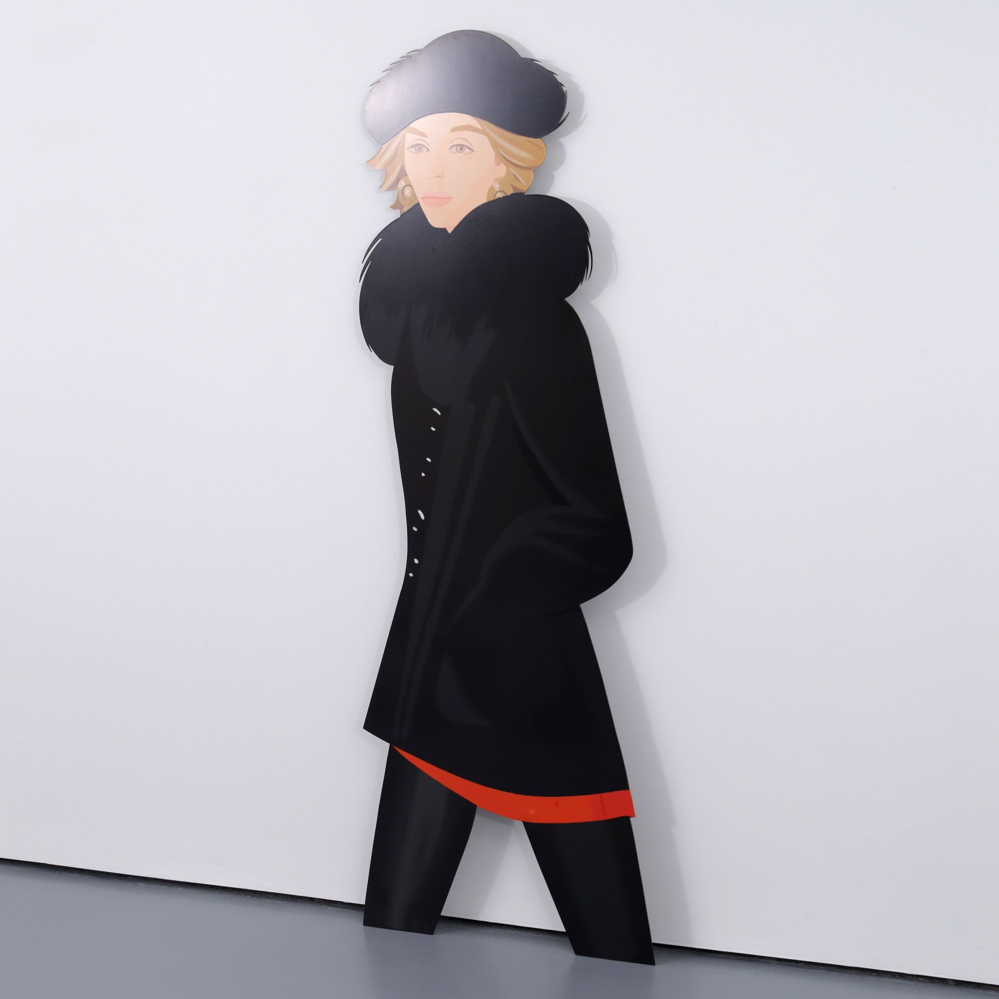 Artwork by Alex Katz, ANNE, Made of Color Screenprint On Laser-Cut Aluminum