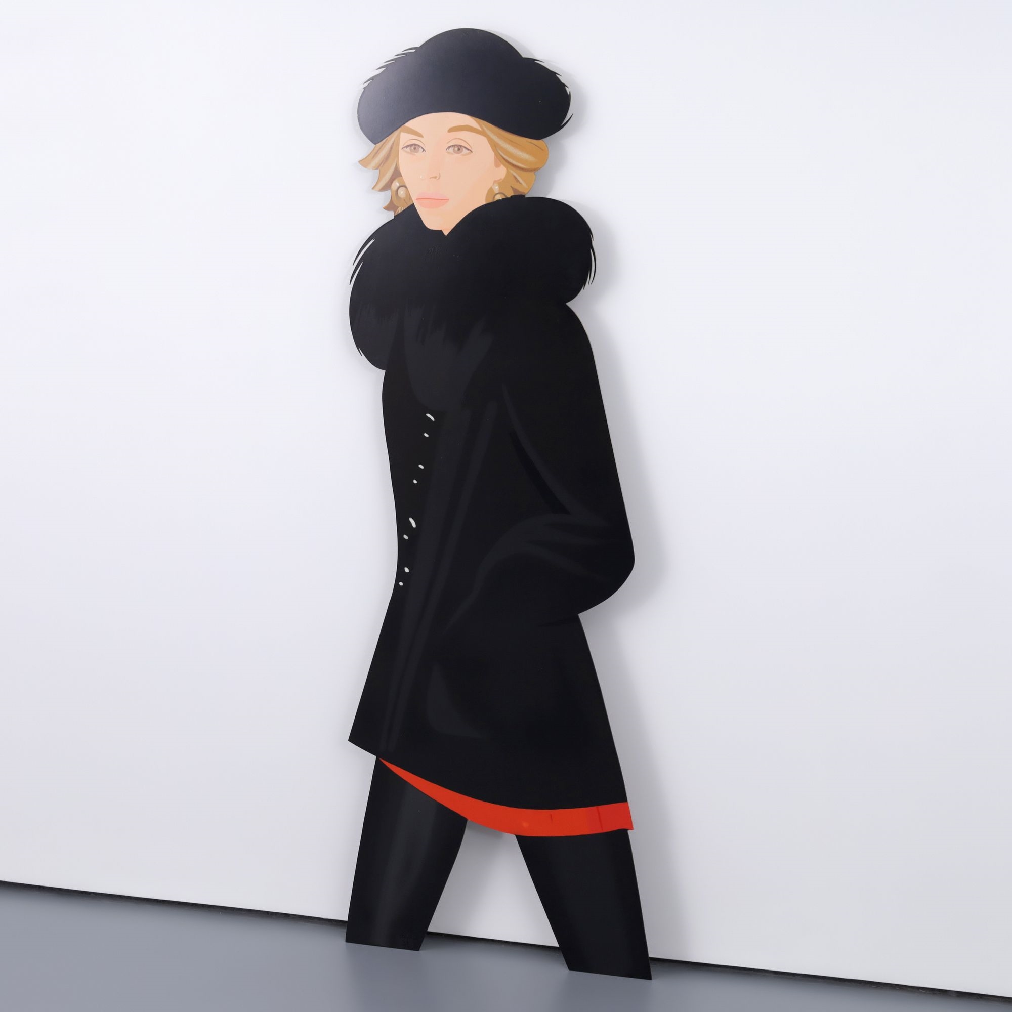 Artwork by Alex Katz, ANNE, Made of Color Screenprint On Laser-Cut Aluminum