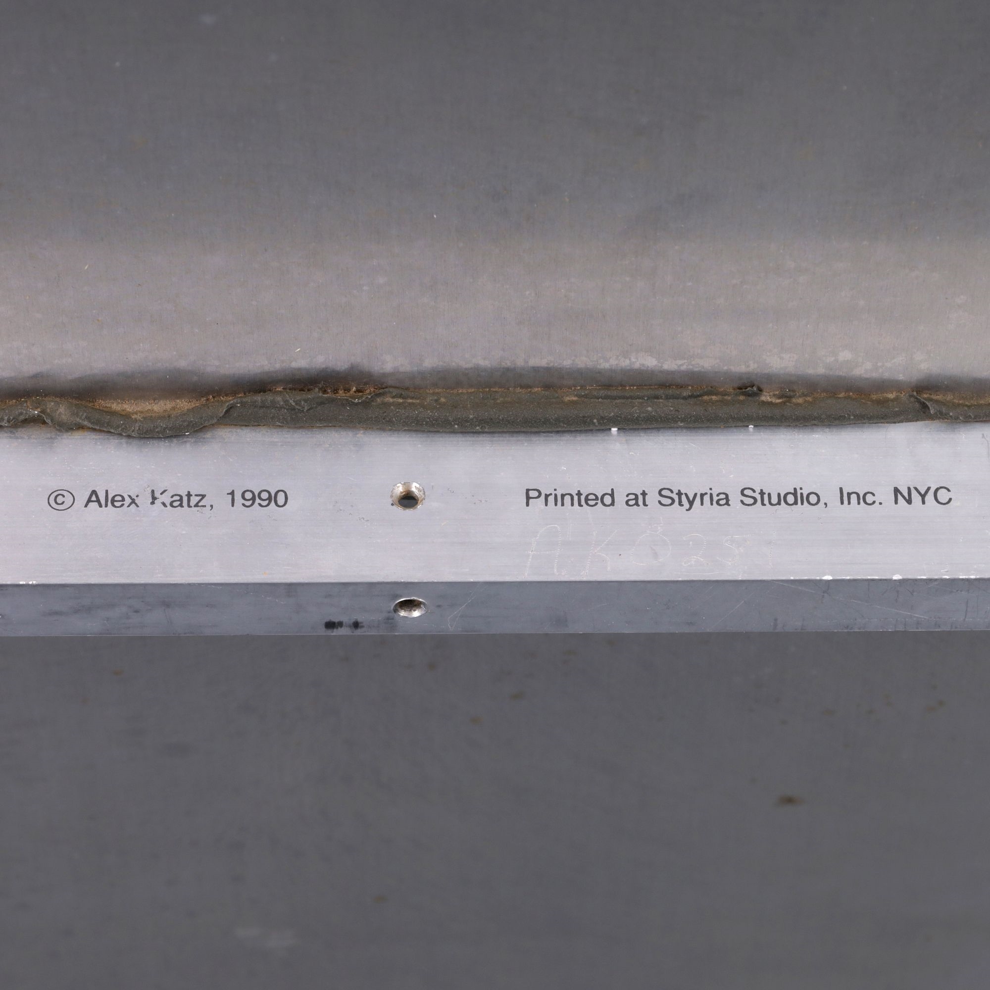 Artwork by Alex Katz, ANNE, Made of Color Screenprint On Laser-Cut Aluminum