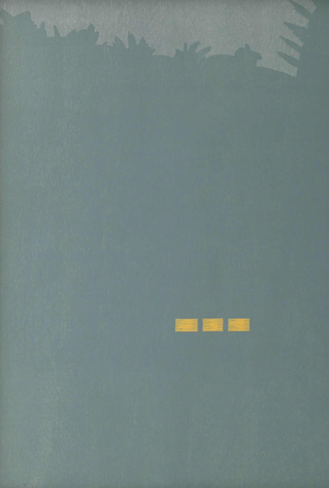 Artwork by Alex Katz, CAMP, Made of Woodcut In Four Colors On Aqaba Paper