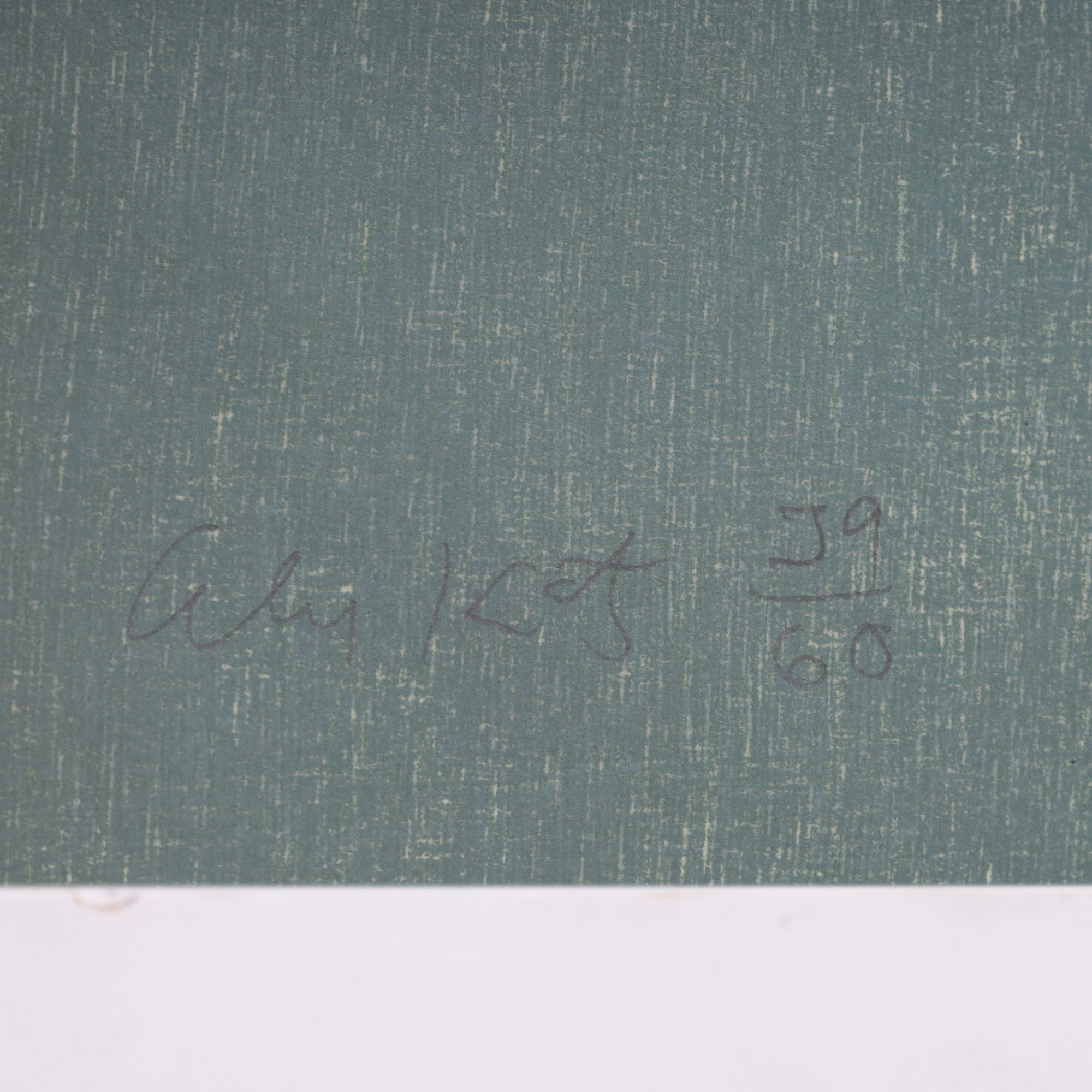 Artwork by Alex Katz, CAMP, Made of Woodcut In Four Colors On Aqaba Paper