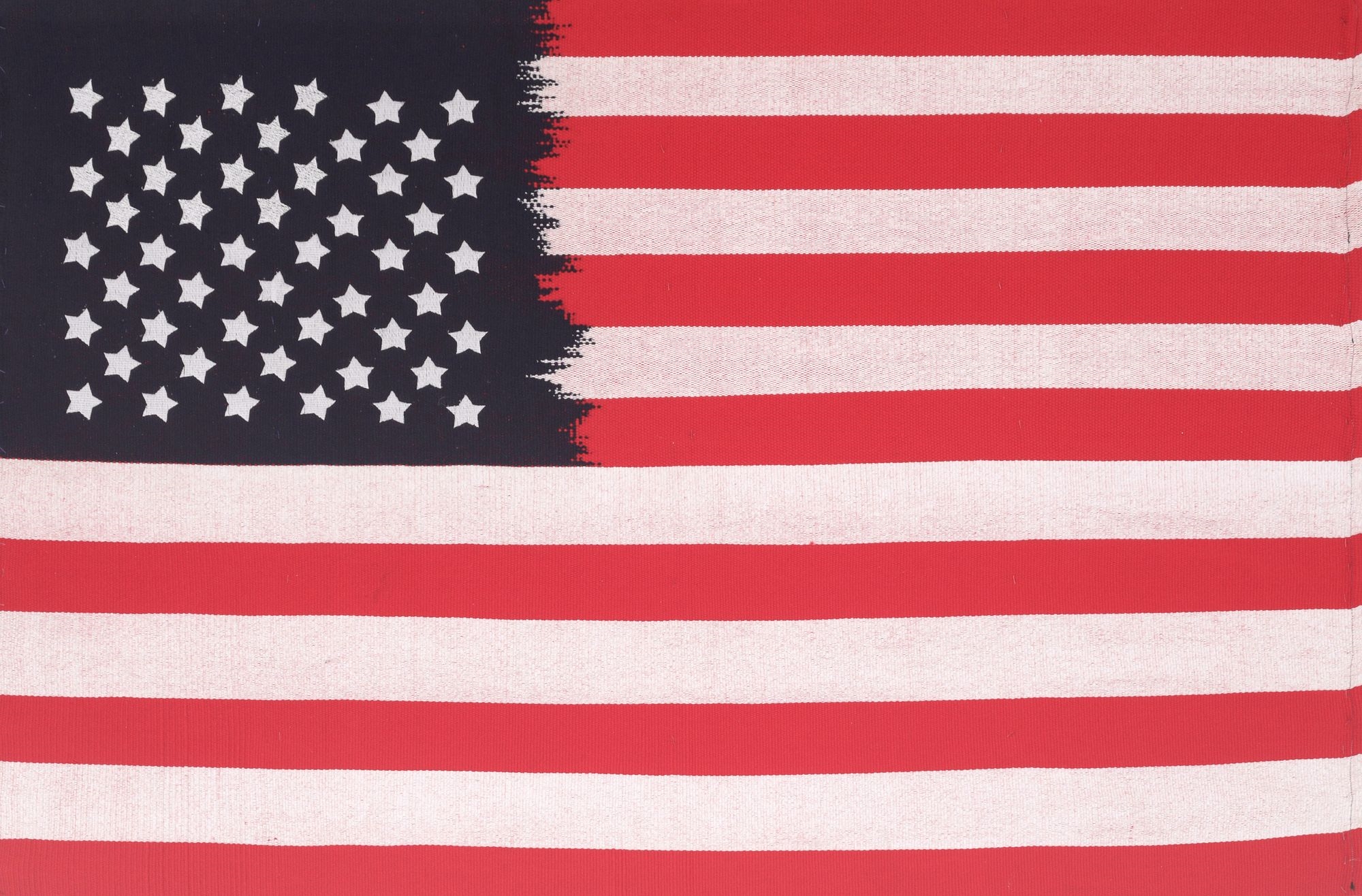 Artwork by Mateo Blanco, VIGILANCE, PERSEVERANCE AND JUSTICE, Made of Textile