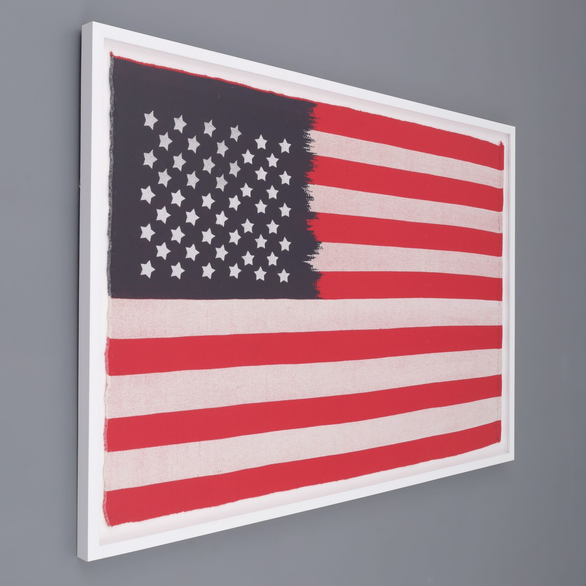 Artwork by Mateo Blanco, VIGILANCE, PERSEVERANCE AND JUSTICE, Made of Textile