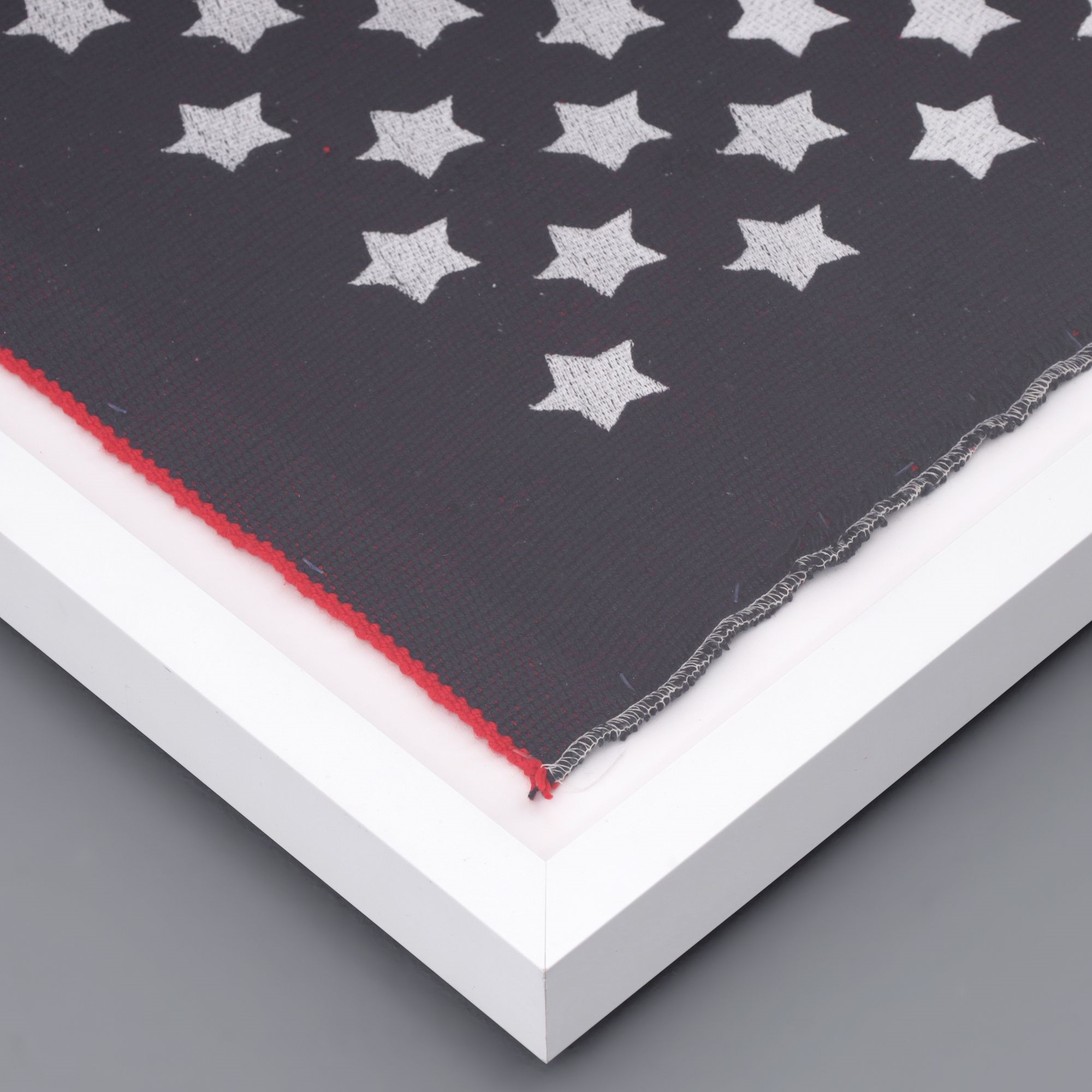 Artwork by Mateo Blanco, VIGILANCE, PERSEVERANCE AND JUSTICE, Made of Textile