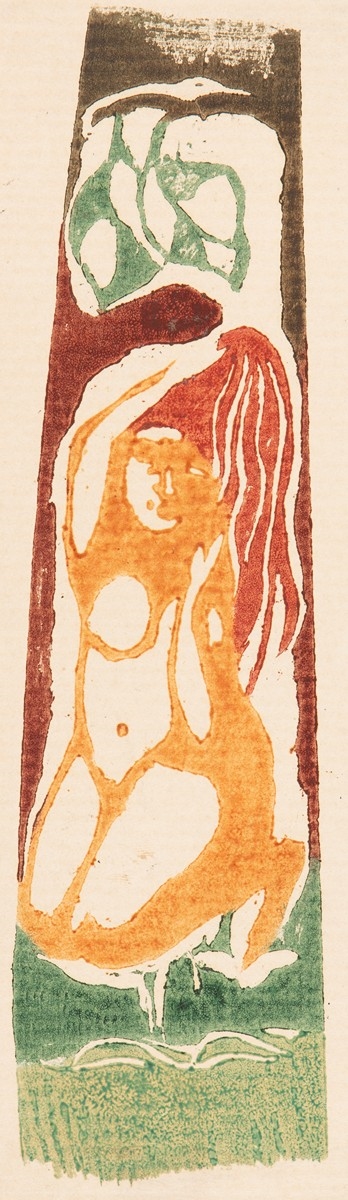 Artwork by Paul Gauguin, Konvolut 5 grafických listů z Tahiti, Made of Dřevoryty Z Původních Desek Nalezených M. R. Štefánikem Na Tahiti V Roce 1910