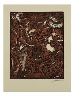 Ex libris Jaroslava Svobody - Josef Váchal