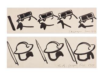 Studie hlav vojÃ¡ka a ÄetnÃ­ka