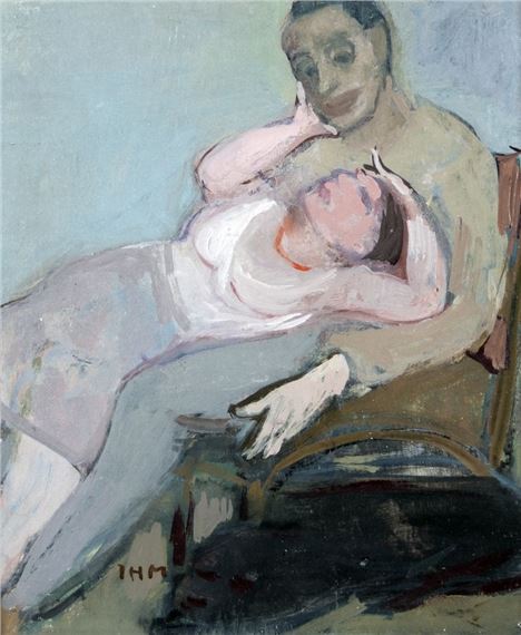 Liebespaar (Selbst mit Paul Rüthi - Ilse Häfner-Mode