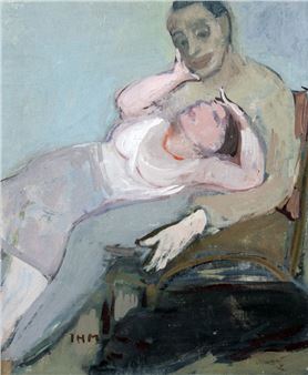 Liebespaar (Selbst mit Paul Rüthi - Ilse Häfner-Mode