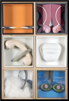 Eat Art Holzkastenobjekt - Hede Bühl