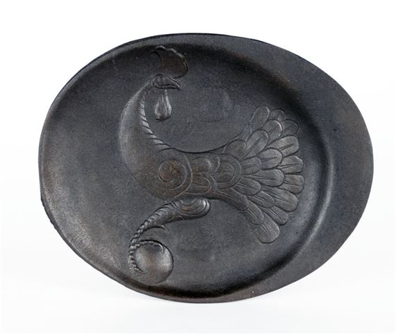 Teller mit Hahndekor - Ewald Mataré