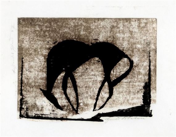 Fressendes Pferd - Ewald Mataré