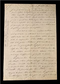 Sale of manuscripts, autographs and fine art furniture - Néo Enchères