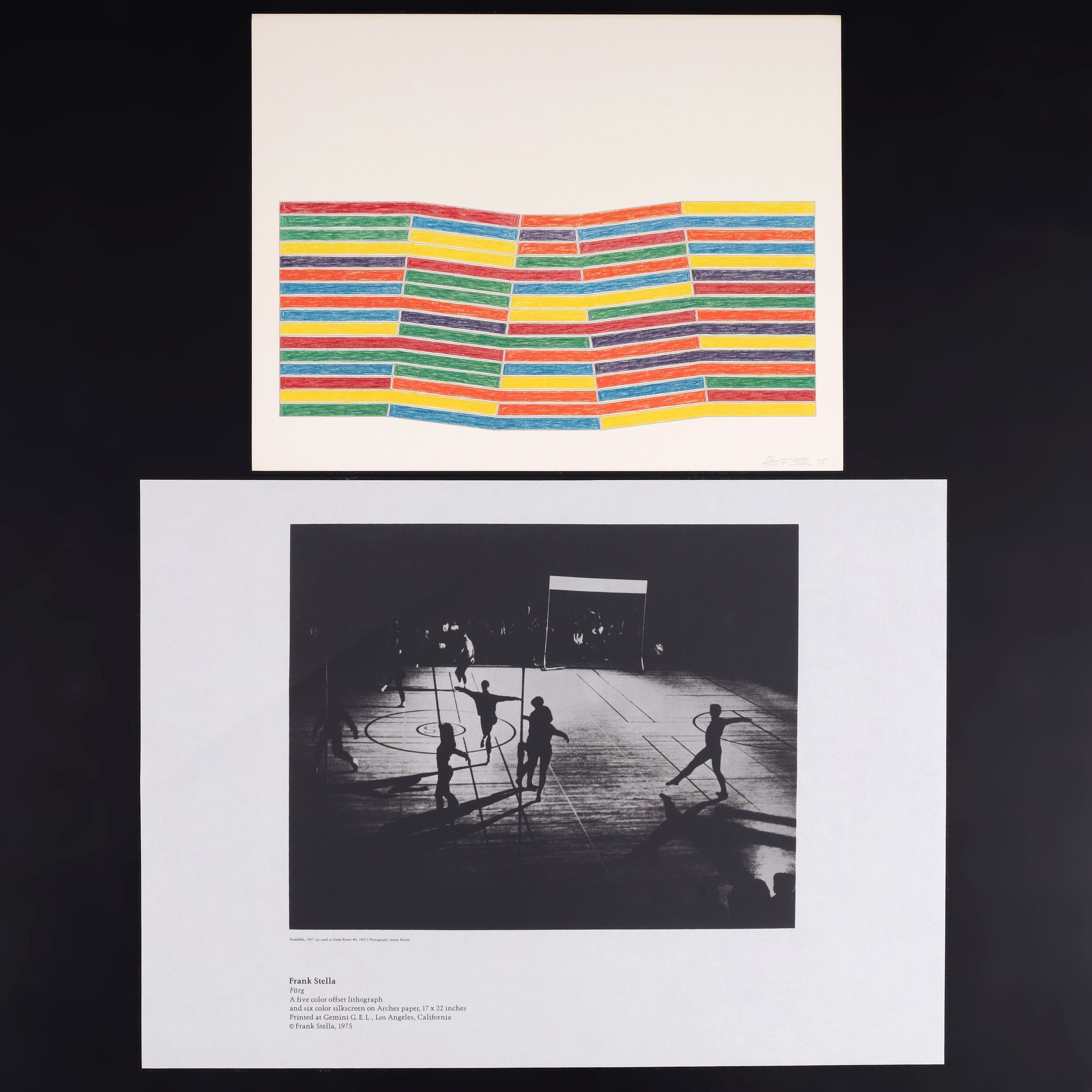 Artwork by Frank Stella, FURG Screenprint & Lithograph, Made of Color Screenprint And Offset Lithograph On Arches Paper