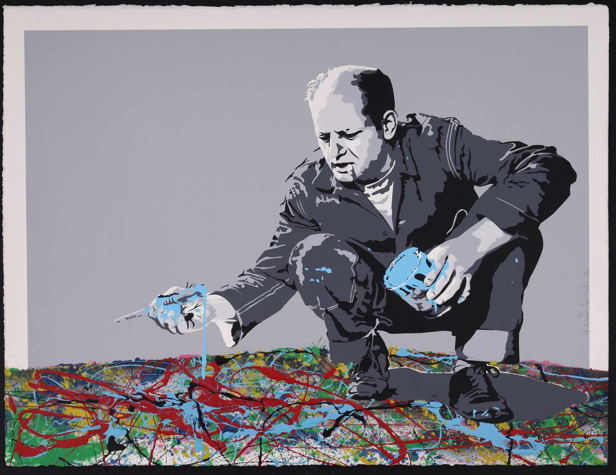 Mr. Brainwash | JACKSON POLLOCK Screenprint (2009) | MutualArt