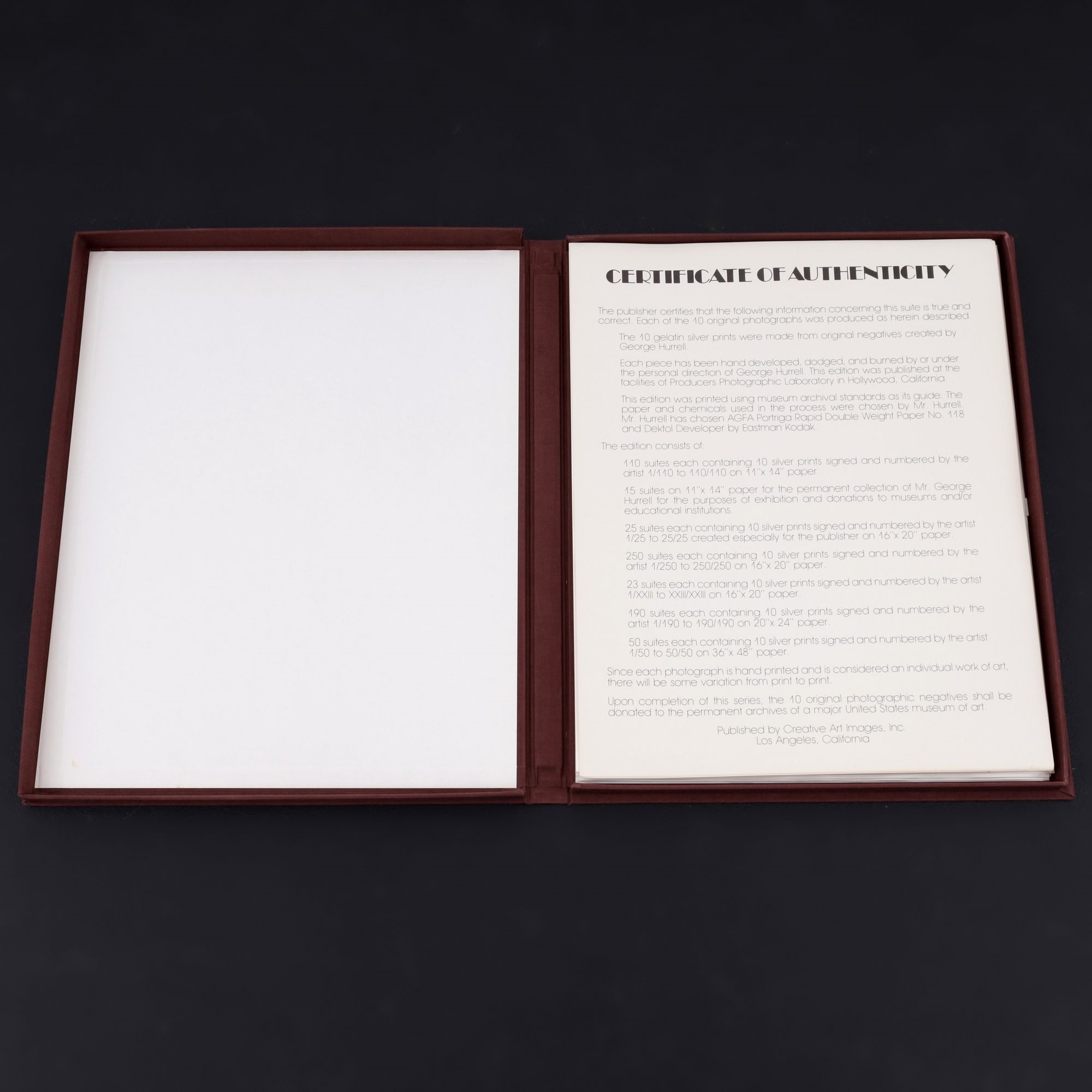 Artwork by George Hurrell, Untitled, Made of Gelatin Silver Prints