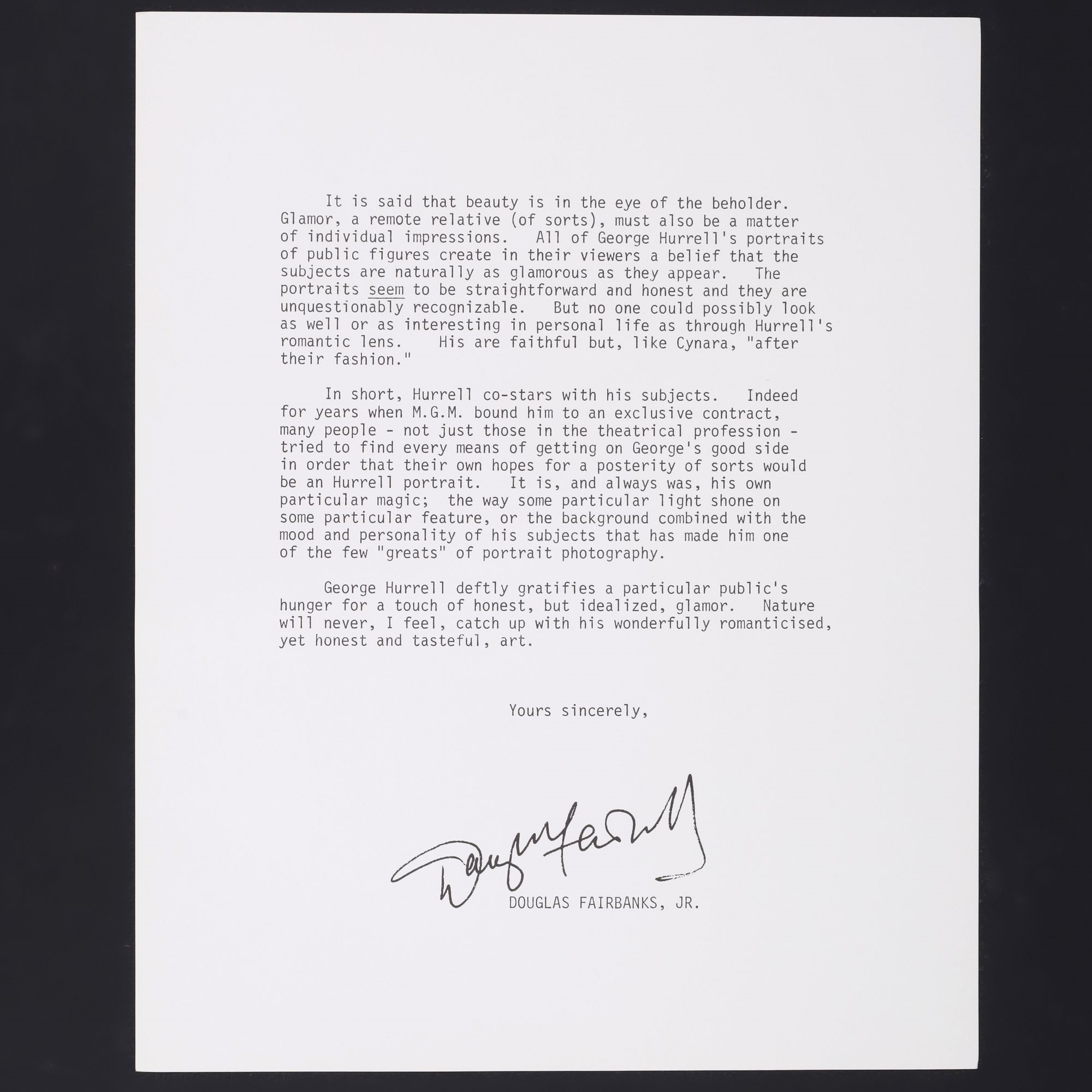 Artwork by George Hurrell, Untitled, Made of Gelatin Silver Prints