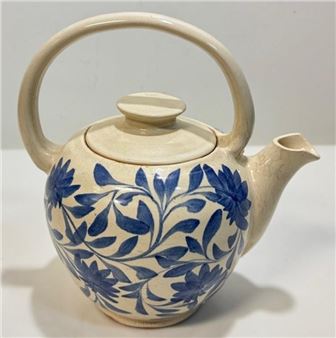 FANTASTIC RACHEL MOROUNEY SIGNED POTTERY TEAPOT - Rachel Morouney