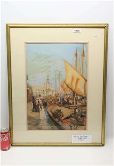 Canal Scene - Guilio de Blaas