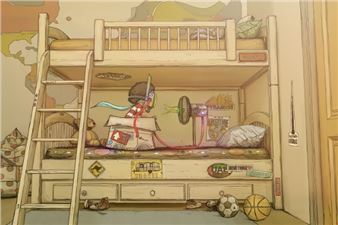 Imaginations: The Adventures of “boxboy Jr.” and the Art of Alex Lanier - The Ashley Gibson Barnett Museum of Art