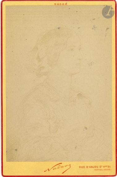 Photographic portrait of Countess Delphine Potocka - Gaspard-Félix  Tournachon