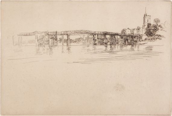 Little Putney Bridge - James Abbott McNeill Whistler