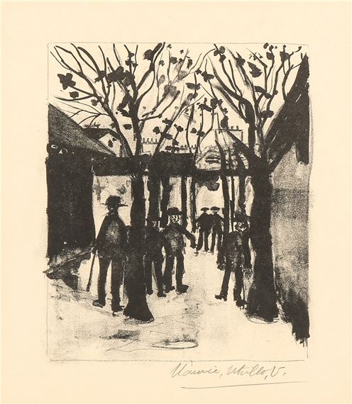 Place du Tertre a Montmartre - Maurice Utrillo