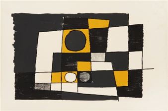Untitled (Black and Yellow - James Hull