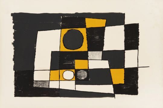 Untitled (Black and Yellow - James Hull