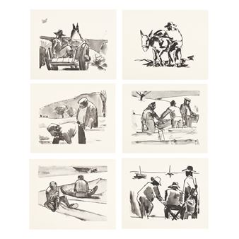 Josef Herman Drawings - Josef Herman