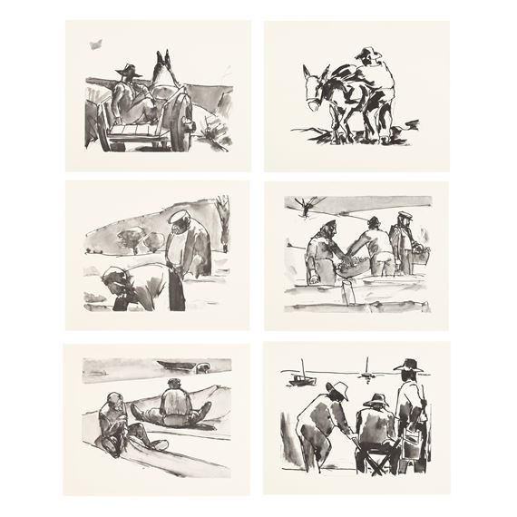 Josef Herman Drawings - Josef Herman