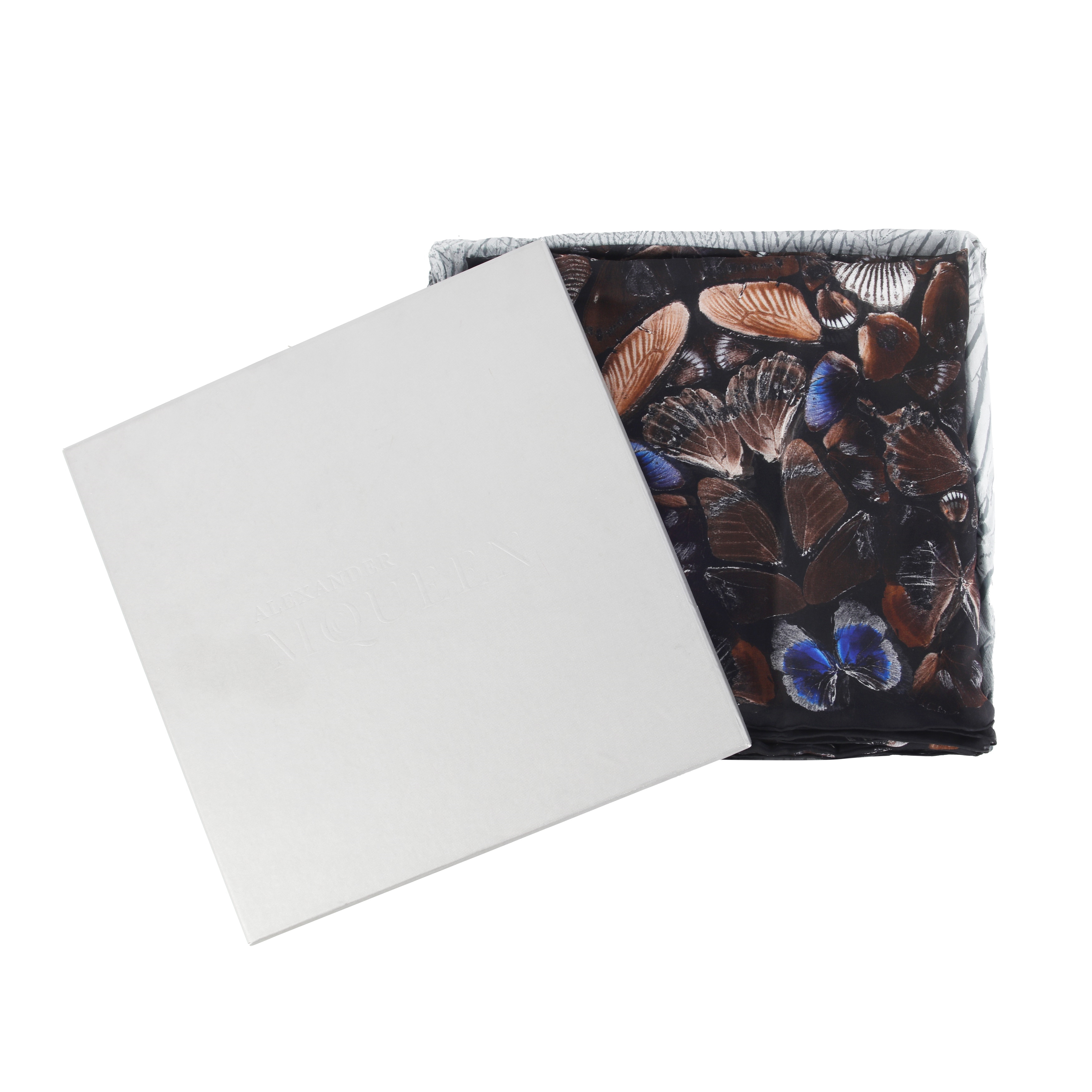 Artwork by Damien Hirst, Persephone Butterfly Scarf, Made of Silk Chiffon Scarf