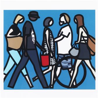 Walking in Melbourne - Julian Opie