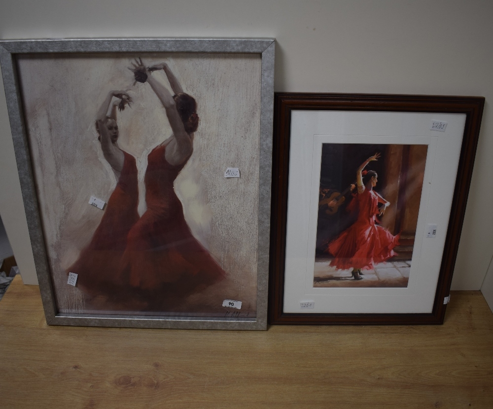 Artwork by Michael Alford, Flamenco I, Made of Giclée Print