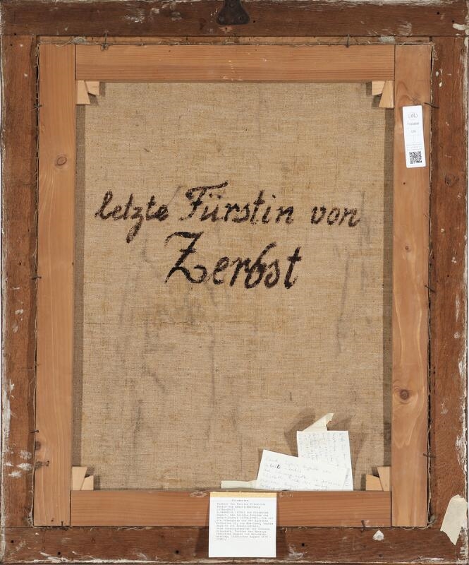 Artwork by German School, 18th Century, Letzte Fürstin von Zerbst, Made of Oil On Canvas