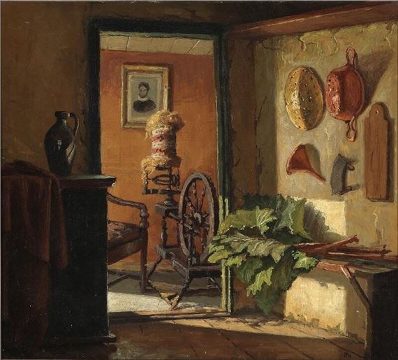 Køkkeninteriør. Læsø - Marinus Nielsen