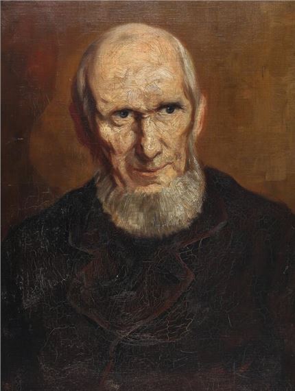 Portrait of an elderly man - Jørgen Roed