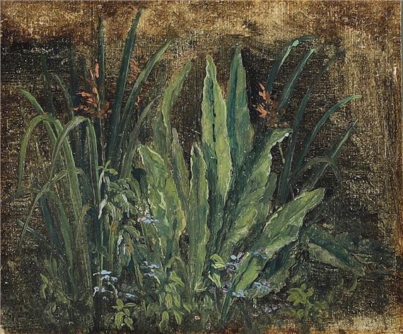 Thorald Laessøe | Green grasses and other vegetation (1816) | MutualArt