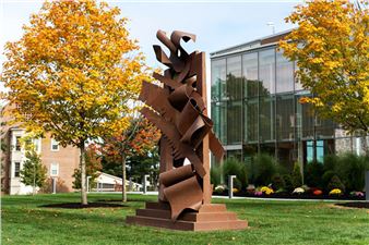 Colby celebrates installation of monumental sculpture and forthcoming painting