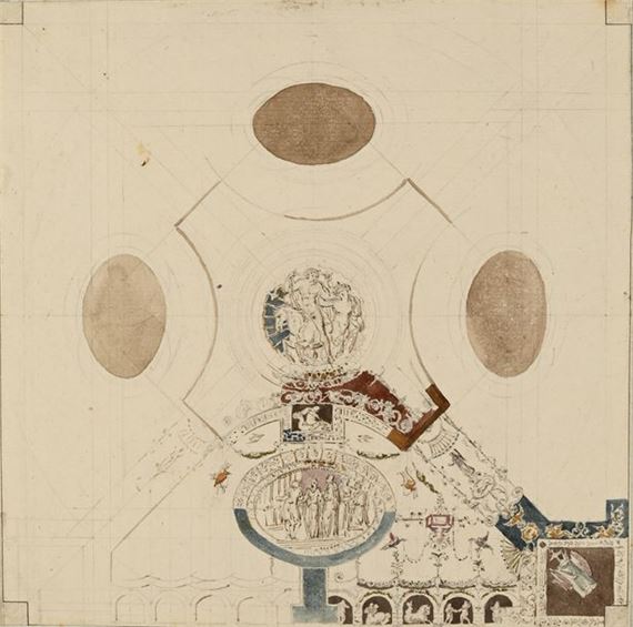 Project for an antique-themed ceiling