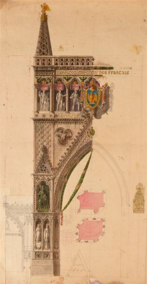 Projects for papal and honorary lodges by Charles Percier