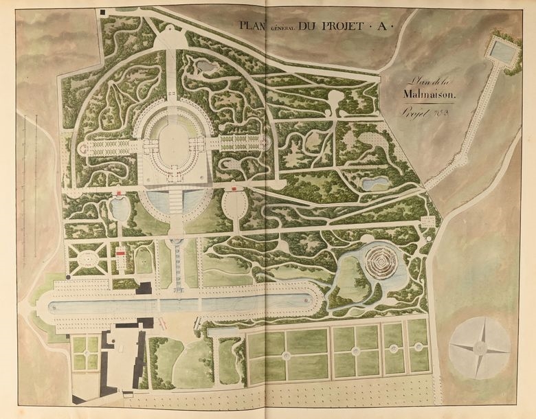 Artwork by Charles Percier, Imperial palaces. Projects, Made of Pen And Black Ink, Gray And Brown Washes, Watercolor And Black Stone