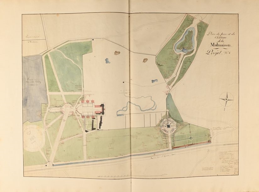 Artwork by Charles Percier, Imperial palaces. Projects, Made of Pen And Black Ink, Gray And Brown Washes, Watercolor And Black Stone