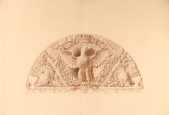 Designs for the spandrels of the Carrousel Arch